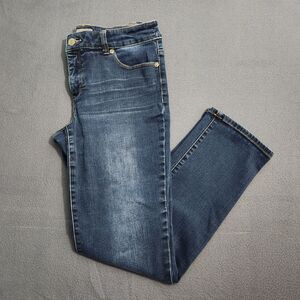 Chico's So Slimming Women 1 US 8 Mid Rise Straight Leg Jeans